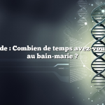 Réponse rapide : Combien de temps avez-vous des tomates au bain-marie ?